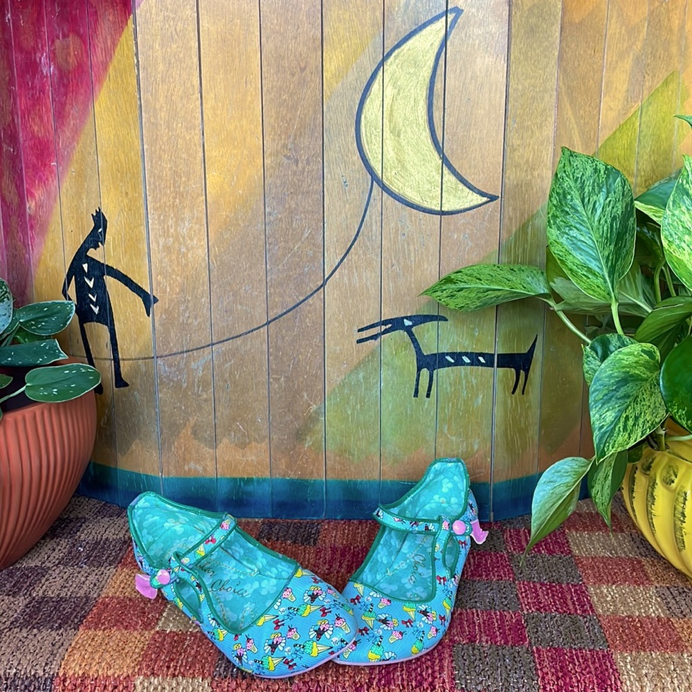 Irregular Choice ice cream sundae Mary Jane flats